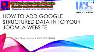 How to Add Google Structured Data In To Your Joomla CMS Website English Lesson