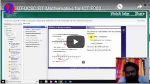 07-UCSC FIT Mathematics for ICT F302 Topic 1 Addition of directed numbers