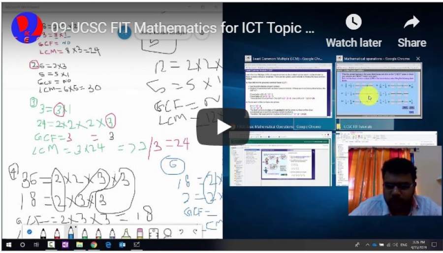 09-UCSC FIT Mathematics for ICT Topic 1 Adding Unlike Fractions